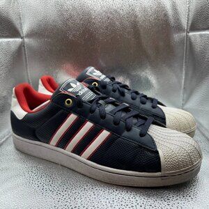 Size 13 Adidas Superstar Perforated Multicolor Mens Low Top Sneaker Shoes C76022